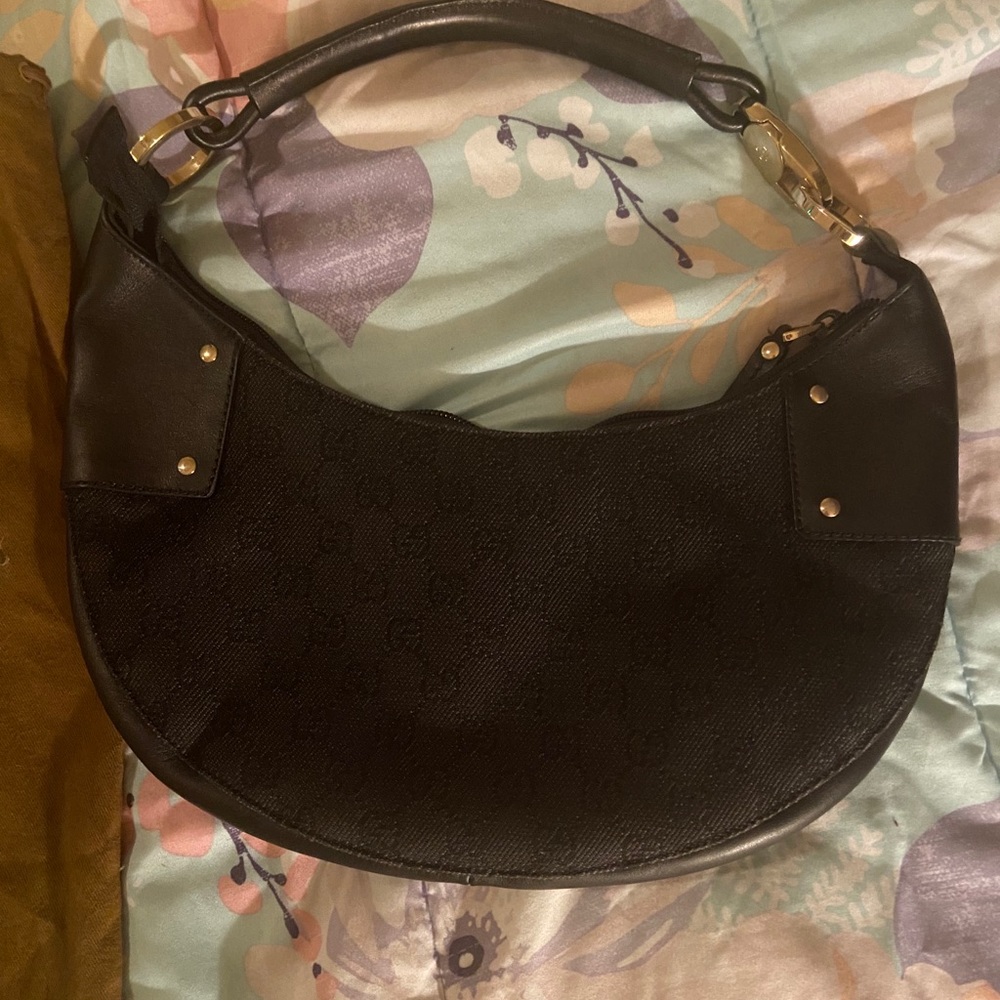 Small mini vintage Gucci half moon bag